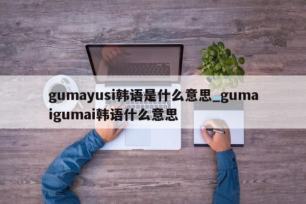 gumayusi韩语是什么意思_gumaigumai韩语什么意思
